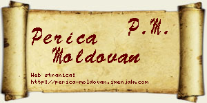 Perica Moldovan vizit kartica